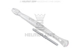 Helmut Zepf No. 17.700.40 handle bar for TwistEX handle dental instrument, white ergonomic design