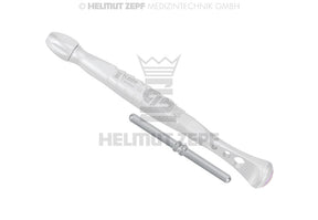 Helmut Zepf No. 17.700.40 handle bar for TwistEX handle dental instrument, white ergonomic design