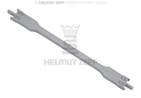 Bracket Positioner for 022 Slot Stainless Steel 13cm by Helmut Zepf No.19.260.10AS