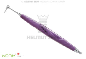 Denture Removal Tool Easy Lifter by Dr. Wietzorke in Signal Purple bIONIK Handle by Helmut Zepf