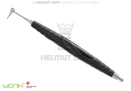 Denture Removal Tool Easy Lifter by Dr. Wietzorke, Helmut Zepf No. 19.265.10 with bIONIK Black Handle