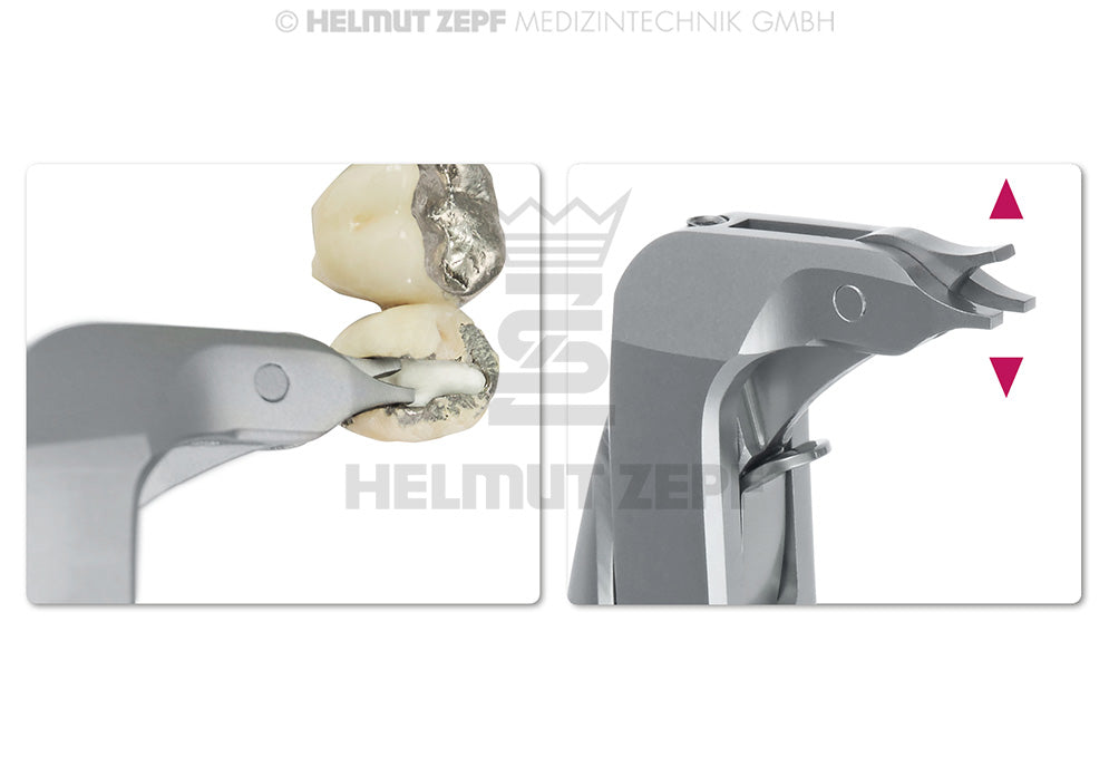 Crown Remover Instrument ZEPF Crown-Spreading Pliers 14.5cm Xcision-Line® Handle by Helmut Zepf No.19.277.01Z
