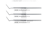 Helmut Zepf endo root canal spreader 0.4mm pointed, set of 3 sizes 0.3mm, 0.4mm, 0.5mm, No. 19.513.04