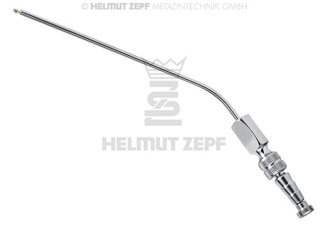 Frazier tonsil suction tube 2mm by Helmut Zepf No.19.641.02, precision ENT surgical instrument