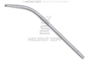 Helmut Zepf surgical aspiration tube dental No. 19.649.40, Ø 3mm x 175mm with serration by Dr. Howard Gluckman