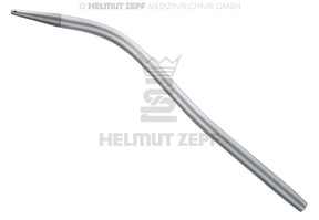 Tonsil suction tube surgical aspirator by Helmut Zepf, Sinusline with 1.5mm titanium tip, No. 19.651.13