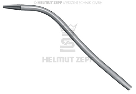 Helmut Zepf tonsil suction tube surgical aspirator Sinusline titanium tip 1.5mm No.19.651.15 ENT oral surgery