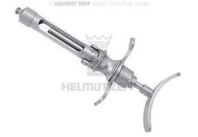 Helmut Zepf stainless self-aspiration cartridge syringe dental 1.8cm3 Imperial Thread No.19.700.01US