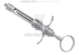 Helmut Zepf stainless cartridge syringe rhombus aspiration 1.8cm³ imperial thread thumb ring handle dental instrument