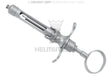 Helmut Zepf cartridge syringe stainless harpoon aspiration metric thread thumb ring handle 1.8cm3 No.19.700.03