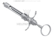 Cartridge Syringe Stainless Corkscrew Tip Aspiration, 1.8cm3, Imperial Thread, Thumb Ring Handle - Helmut Zepf 19.700.04US