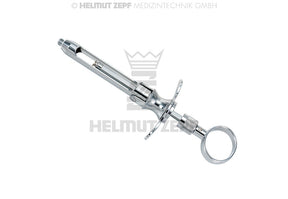 Helmut Zepf cartridge breech loading dental syringe 1.8ml with 3 aspiration hooks and anti-suck hole, No. 19.710.18