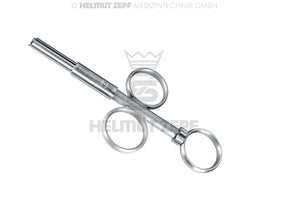 Helmut Zepf dental augmentation material applicator 5mm straight with lateral opening No. 19.714.16