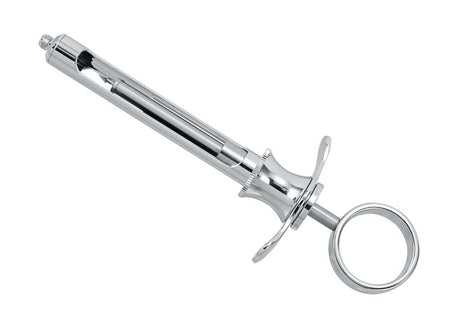c-w style aspirating syringe stainless steel 1.8ml side load harpoon tip dental instrument by Helmut Zepf