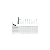 Busch 2 007 FG INV CONE CARBIDE - (Pack of 6) Bur Made in Germany