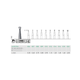 Busch 2 010 HP INV CONE CARBIDE - (Pack of 6) Bur Made in Germany