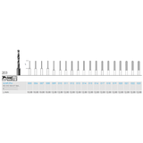 Busch 203 011 HP TWIST DRILL STEEL - (Pack of 6) Bur Made in Germany