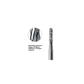 Busch 21RX 010 FG CROWN CUTTER CARBIDE - (Pack of 6) Bur Made in Germany