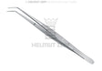 Helmut Zepf London-College serrated long tip dental tweezer #3, 15cm stainless steel precision instrument