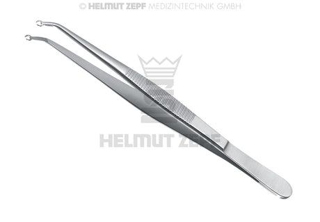 Helmut Zepf curved suture forceps dental instrument 15.5cm Ø2.1mm No.22.106.01 stainless steel
