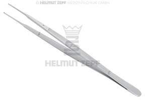 gerald tissue forceps, 1x2 Teeth, 7" Straight, Helmut Zepf 22.430.17 – Precision Surgical Instrument