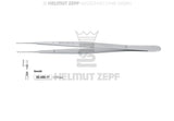 gerald tissue forceps 1x2 Teeth 7 Inch Straight by Helmut Zepf No. 22.430.17