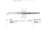Helmut Zepf semken tissue forceps 1x2 teeth straight 6in 15cm No.22.480.15 surgical instrument diagram
