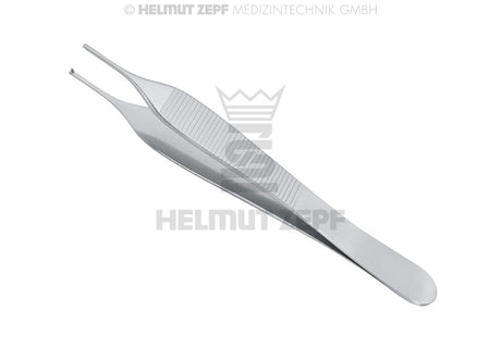 Adson tissue forceps 12cm 4 3/4 inch stainless steel surgical tweezers by Helmut Zepf No. 22.486.12