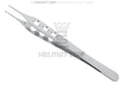 Micro adson tissue forceps 15cm with suture disc 1x2 teeth fine spring 3 grip holes Helmut Zepf 22.489.00M