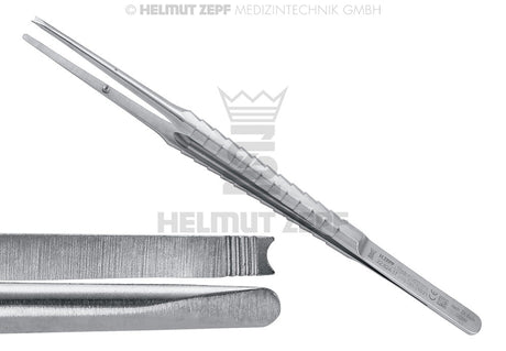 Atraumatic Soft Tissue Forceps by Dr. Manfred Beck 17.5cm - Helmut Zepf No.22.824.17 Stainless Steel