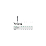 Busch 23 014 HP FISS CONE CARBIDE - (Pack of 6) Bur Made in Germany