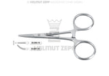 Hartmann Hemostatic Forceps Curved 10cm by Helmut Zepf No.23.051.10 - Precision Surgical Instrument