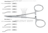 Mosquito Hemostatic Forceps Halstead-Mosquito Serrated Curved 5in Helmut Zepf 23.055.12 Surgical Instrument