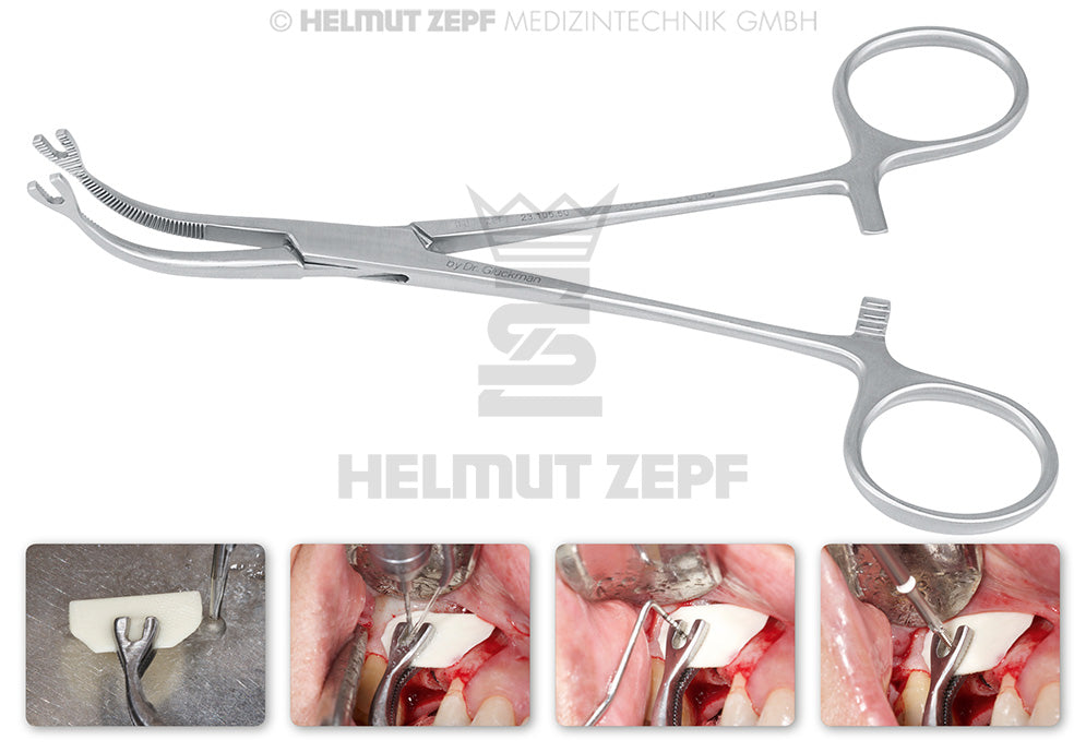 Helmut Zepf 23.105.50 Bone Holding Forceps Dental Instrument Made in Germany
