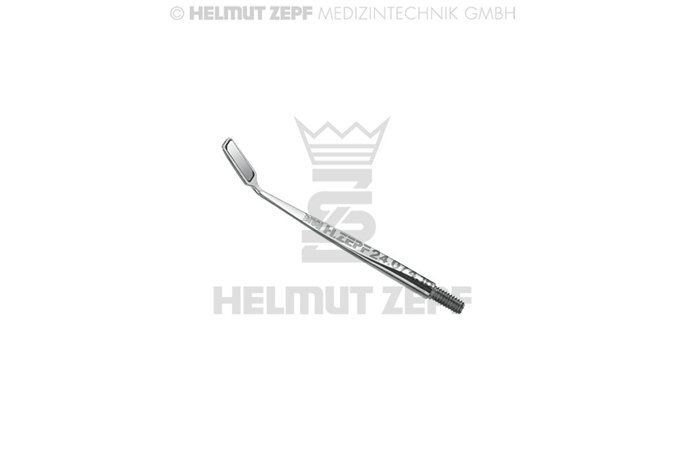 Helmut Zepf dental micro mirror 7mm x 2mm rhodium front surface coating No. 24.074.16