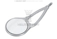 Helmut Zepf dental mirror head Size 4, Ø 22 mm front surface cheek holding open shape, 6 pcs - No. 24.079.22