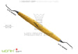 Langer Universal Curette 5/6 M5 Yellow ZEPF-bIONIK Handle Nanopal Coating Anterior Teeth Scaling