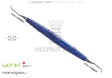 Gracey Curette GRA 13/14 M5 Deep Scaling Cobalt Blue bIONIK Handle Nanopal Coating Helmut Zepf