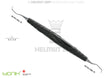 Langer #1/2 Universal Curette for Lower Molars, ZEPF-bIONIK Black Handle, Titanium Inserts - Helmut Zepf