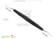 Langer #1/2 M5 Universal Curette for Lower Molars - ZEPF-bIONIK Black Handle by Helmut Zepf