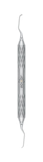 LOTUS Gracey Curette 1/2 M5 Deep Scaling tool with White Crystal handle by Helmut Zepf for anterior teeth scaling