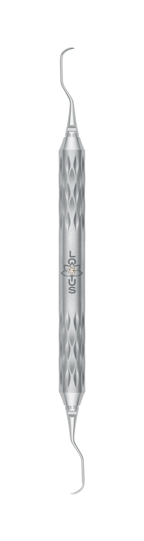 LOTUS Gracey Curette 1/2 White Crystal by Helmut Zepf – Anterior teeth scaling with precision handle design