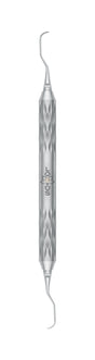 LOTUS Gracey Curette 1/2 White Crystal by Helmut Zepf – Anterior teeth scaling with precision handle design