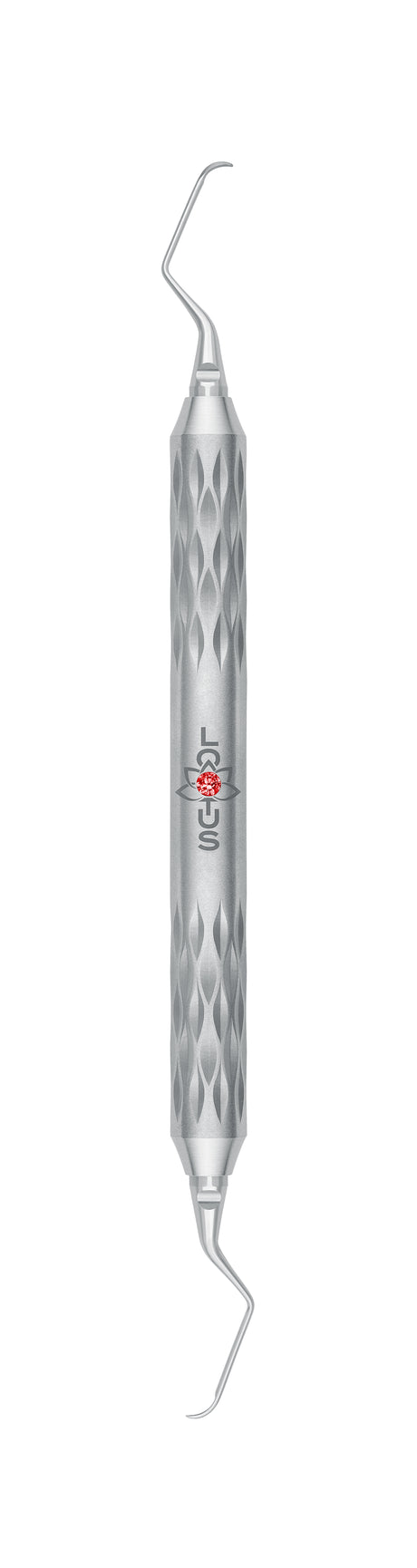 LOTUS Gracey Curette 7/8 M5 Deep Scaling Tool by Helmut Zepf, Magenta Crystal Handle for Precise Anterior Teeth Scaling