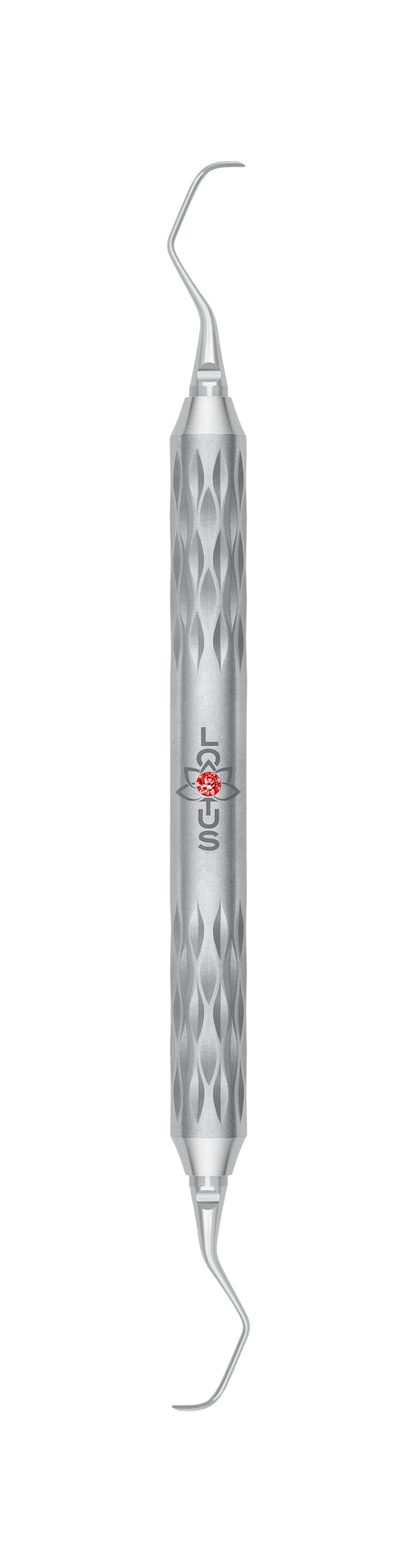 LOTUS Gracey Curette 7/8 Magenta Crystal by Helmut Zepf – Ergonomic Handle for Anterior Teeth Scaling