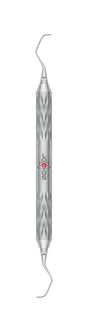 LOTUS Gracey Curette 7/8 Magenta Crystal by Helmut Zepf – Ergonomic Handle for Anterior Teeth Scaling