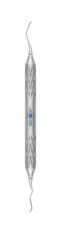 LOTUS Gracey Curette 13/14 M5 Deep Scaling Blue Crystal dental instrument by Helmut Zepf for anterior teeth scaling