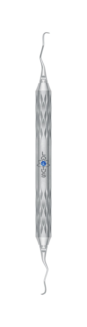 LOTUS Blue Crystal Gracey Curette 13/14 by Helmut Zepf for precise anterior teeth scaling and root planing