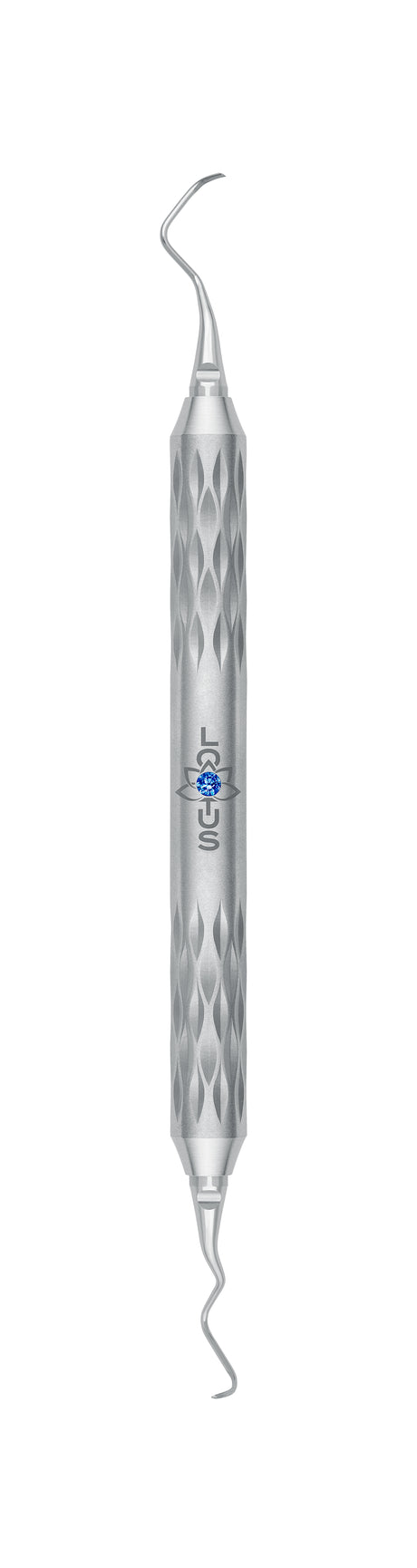 LOTUS Blue Crystal Gracey Curette 17/18 by Helmut Zepf – Precise Anterior Teeth Scaling Tool