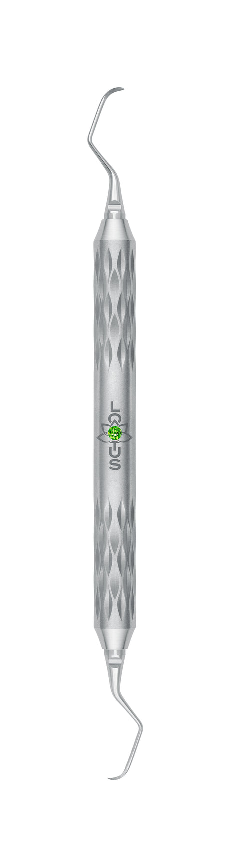 LOTUS Sickle Scaler Curette M23A Green Crystal Helmut Zepf dental instrument for anterior teeth precision scaling
